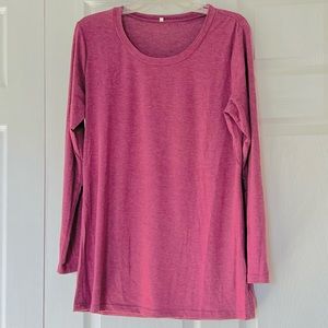 Women’s Pink Long Sleeve Shirt